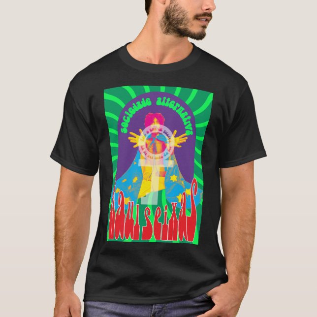 T-shirt psychedelic Raul seixas (Devant)