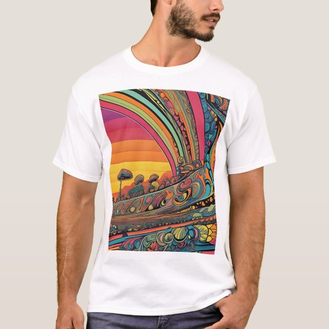 T-shirt Psychédélique (Devant)