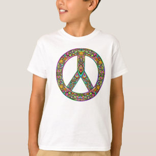 T-shirt psychédélique de conception d'art de