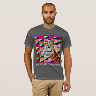 T-shirt psychédélique de girafe par NJPunks