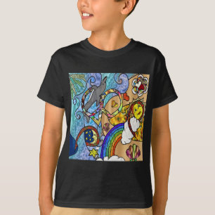 T-shirt Psychédélique des années 60 rétro à la plage Vêtem