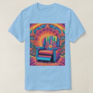 T-shirt psychédélique enseignant hors service pour