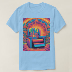 T-shirt psychédélique enseignant hors service pour