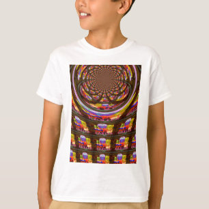 T-shirt Psychédélique Pâques Kaleidoscope Art