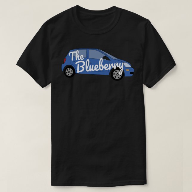 T-shirt Psycher Le Sticker Blueberry (Design devant)