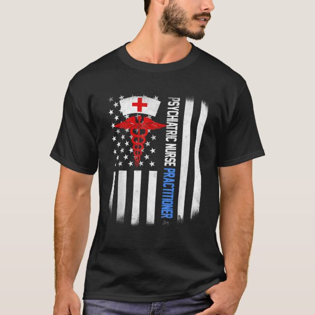 T-shirt Psychiatrie infirmière praticienne Psych infirmièr (Devant)