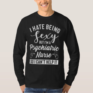 T-shirt Psychiatrie Infirmière Vêtements Meilleures Infirm