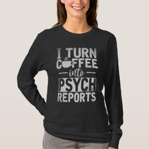 T-shirt Psychologie Diagnostic Café Psychologue Psychologi