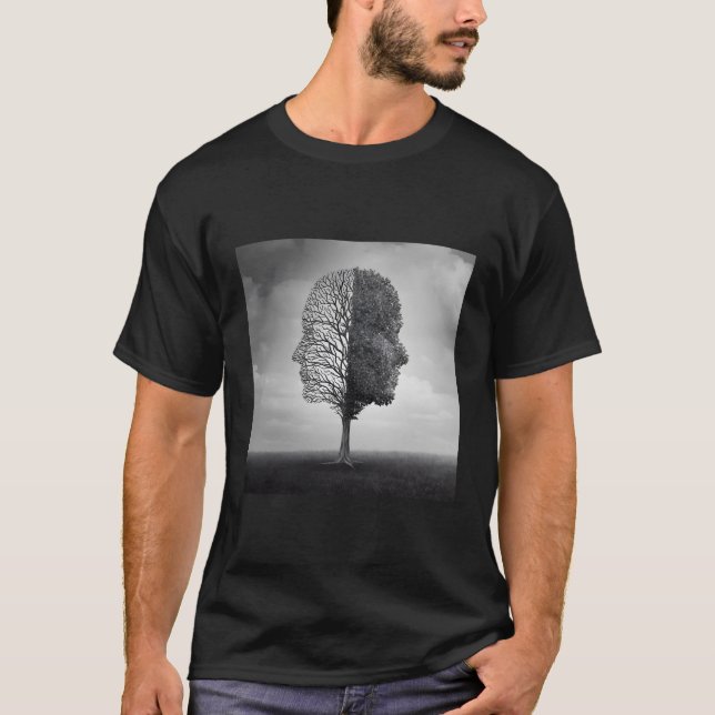 T-shirt Psychologie Surréelle Et Psychiatrie (Devant)
