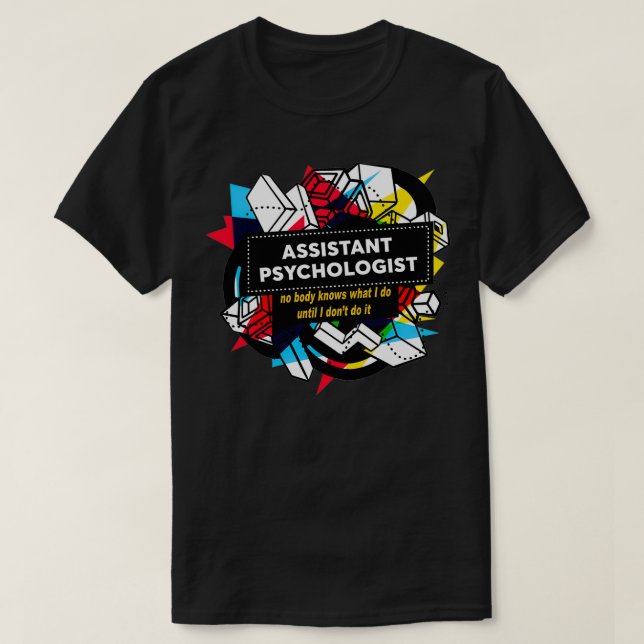 T-SHIRT PSYCHOLOGIS ADJOINT (Design devant)