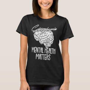 T-shirt Psychologue Cerveau Psychologie Santé mentale Conn
