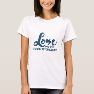 T-shirt Psychologue scolaire, psychologie, conseiller scol