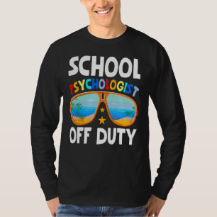 T-shirt Psychologue scolaire Thérapeute de l'école hors se