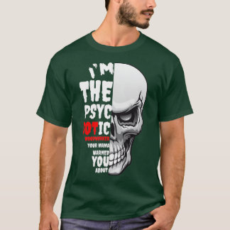 T-shirt Psychotique Woodworker Woodworking Carpentry Fun G