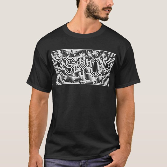 T-shirt Psyop Mind Maze Information Warfare Psyop (Devant)