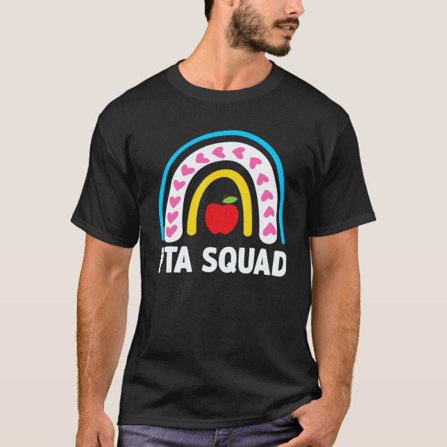 T-shirt PTA Squad Leopard Rainbow Physical Therapist Assis (Devant)