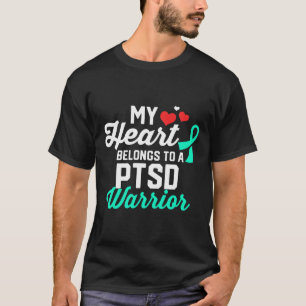 T-shirt Ptsd Stress Guerrier Survivant Support Sensibilisa