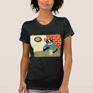 T-shirt Pub de bière de cible de Boston Terrier