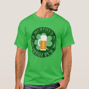 T-SHIRT PUB IRLANDAIS PERSONNALISABLE