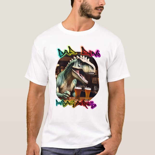 T-shirt PUBASAURUS par BAD Dino (Devant)