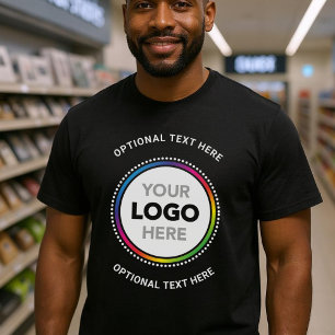 T-Shirt Publicitaire pour Entreprise - Logo et Tex
