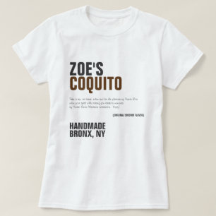 T-shirt Publicité Coquito Rustique Moderne