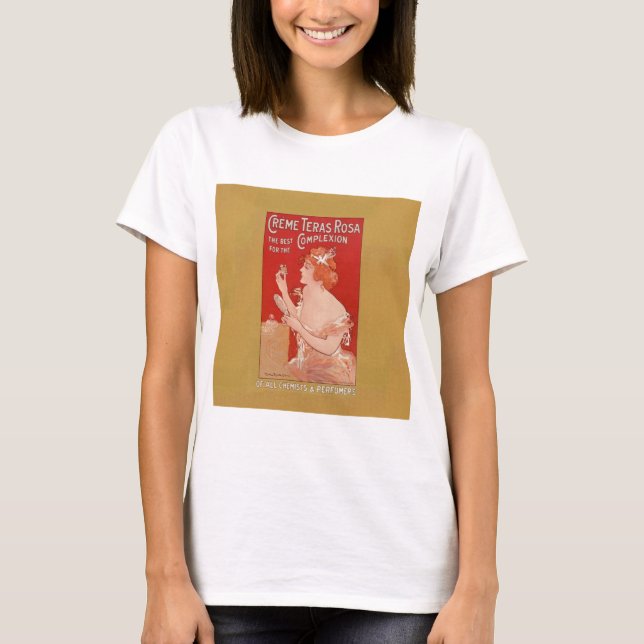 T-shirt Publicité de beauté vintage (Devant)