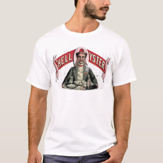 T-shirt Publicité de cru d'huîtres de Shell