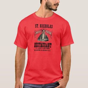 T-shirt Publicité de cru d'huîtres de Shell