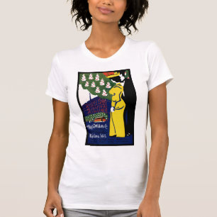 T-shirt Publicité d'encre Art nouveau