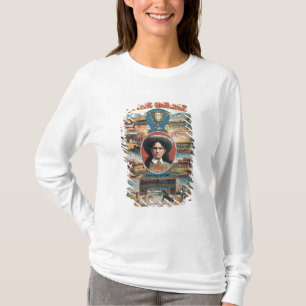 T-shirt Publicité par affichage Annie Oakley comportant