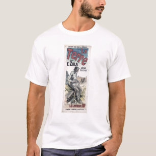 T-shirt Publicité par affichage "La Terre" par Emile Zola,