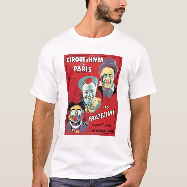 T-shirt Publicité par affichage le 'd'Hiver De Paris de (Devant)