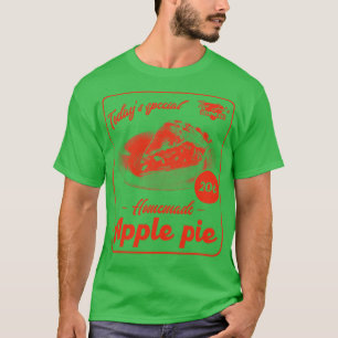 T-shirt Publicité pour dîner esthétique rétro