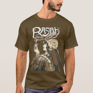 T-shirt Publicité vintage Art Nouveau Indian Coffee Fumes