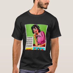T-shirt Publicité Vintage bizarre Conception inhabituelle 