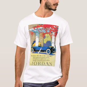 T-shirt Publicité Vintage Blue Automobile