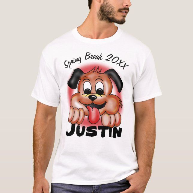 T-shirt Puce Airbrush (Devant)
