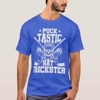 T-shirt Puckastic Hatrickster Hockey Player Sports vintage
