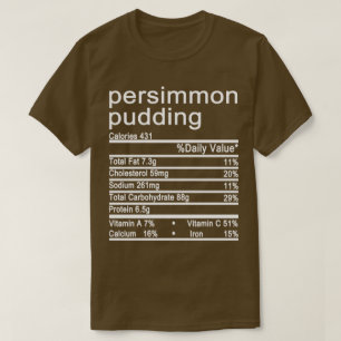 T-shirt pudding persimmon