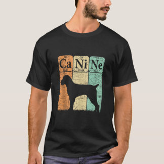 T-shirt Pudelpointer Eléments de tableau périodique Pudelp