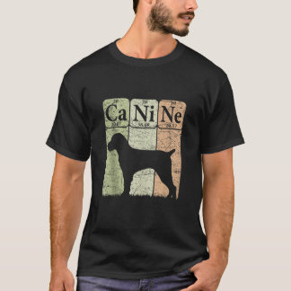 T-shirt Pudelpointer Eléments de tableau périodique Pudelp
