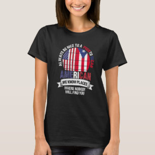 T-shirt Puerto Rican American Nous connaissons des endroit