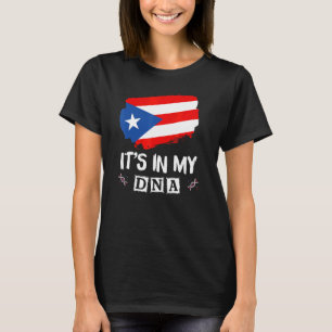 T-shirt Puerto Rican Boy Girl C'est dans mon ADN Porto Ric