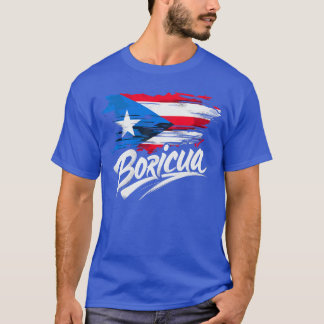 T-shirt Puerto Rico Flag Boricua funny
