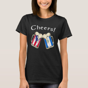T-shirt Puerto Rico Nicaragua Drapeau Acclamations Bière C
