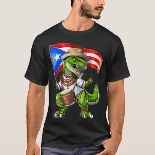 T-shirt Puerto Rico T-Rex Dinosaure