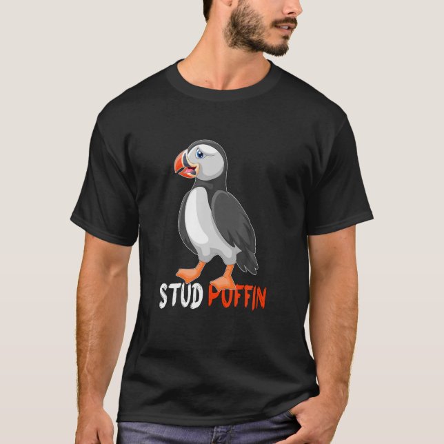 T-shirt Puffin Stud -Puffin Cute (Devant)