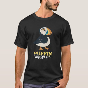 T-shirt Puffin Whisperer Islande Animal Sea Parrot Oiseau