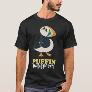 T-shirt Puffin Whisperer Islande Animal Sea Parrot Oiseau